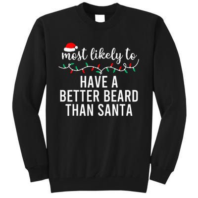 Most Likely To Christmas Matching Family Pajamas Funny Tall Sweatshirt