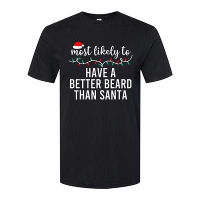 Most Likely To Christmas Matching Family Pajamas Funny Softstyle CVC T-Shirt