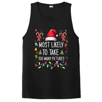 Most Likely To Take Too Y Pictures Family Matching Xmas Great Gift PosiCharge Competitor Tank