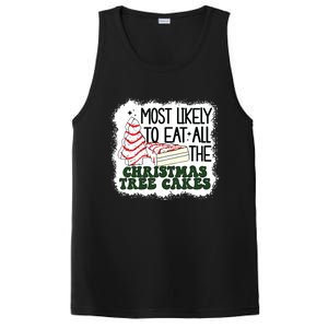 Most Likely To Eat All The Christmas Tree Cake Debbie Tree PosiCharge Competitor Tank