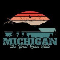 Michigan Lake The Great Lakes State Proud Michigander Cooling Performance Crew T-Shirt