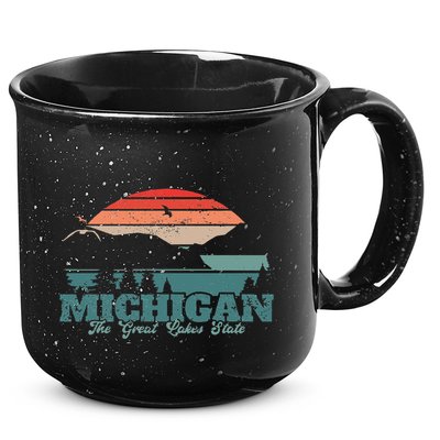 Michigan Lake The Great Lakes State Proud Michigander 15oz Campfire Ceramic Mug