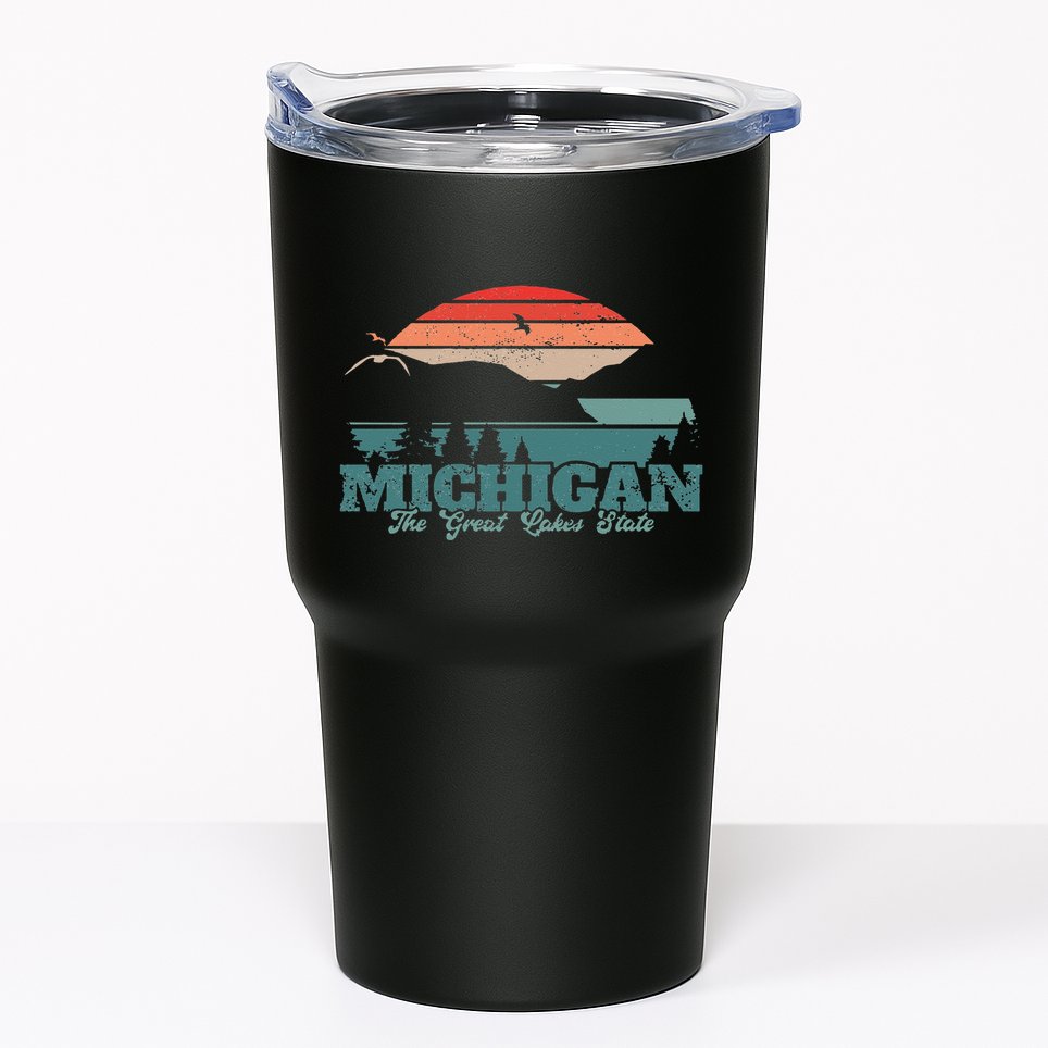 Michigan Lake The Great Lakes State Proud Michigander Tumbler