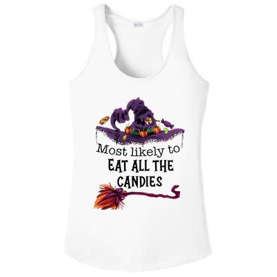 Most Likely To Eat All The Candles Ladies PosiCharge Competitor Racerback Tank