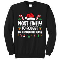 Most Likely To Forget The Hidden Presents Family Pajama Sweatshirt