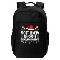 Most Likely To Forget The Hidden Presents Family Pajama Daily Commute Backpack