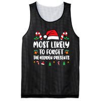 Most Likely To Forget The Hidden Presents Family Pajama Mesh Reversible Basketball Jersey Tank