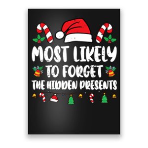 Most Likely To Forget The Hidden Presents Family Pajama Poster