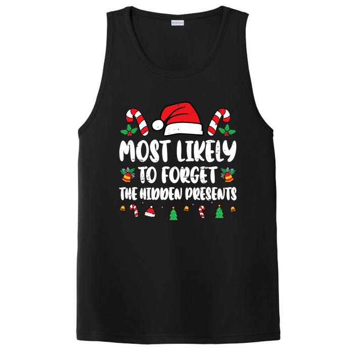 Most Likely To Forget The Hidden Presents Family Pajama PosiCharge Competitor Tank