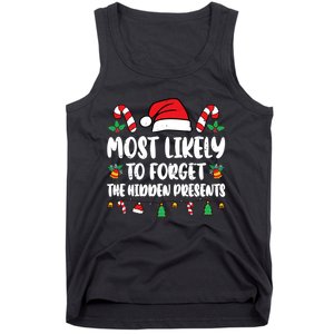 Most Likely To Forget The Hidden Presents Family Pajama Tank Top