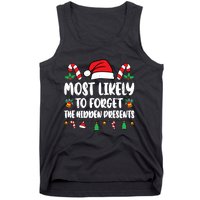 Most Likely To Forget The Hidden Presents Family Pajama Tank Top