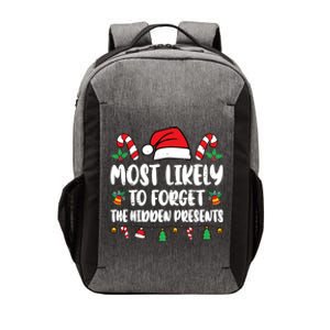 Most Likely To Forget The Hidden Presents Family Pajama Vector Backpack