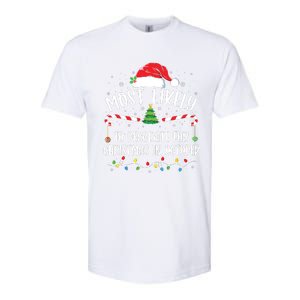 Most Likely To Decorate For Christmas In October Funny Xmas Softstyle CVC T-Shirt