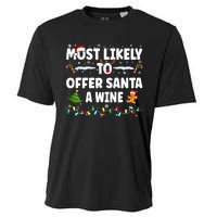 Most Likely To Offer Santa A Wine Cooling Performance Crew T-Shirt