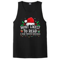 Most Likely To Read A Book Matching Family Christmas PosiCharge Competitor Tank