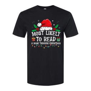 Most Likely To Read A Book Matching Family Christmas Softstyle CVC T-Shirt