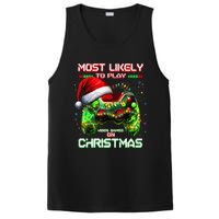 Most Likely To Play Video Games On Christmas Santa Gift PosiCharge Competitor Tank