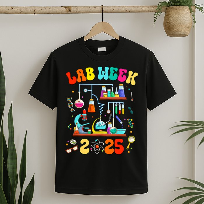 Med Lab Tech Lab Week 2025 Mystery Machine Of Diagnostics T-Shirt
