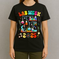 Med Lab Tech Lab Week 2025 Mystery Machine Of Diagnostics T-Shirt