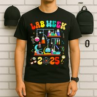 Med Lab Tech Lab Week 2025 Mystery Machine Of Diagnostics T-Shirt