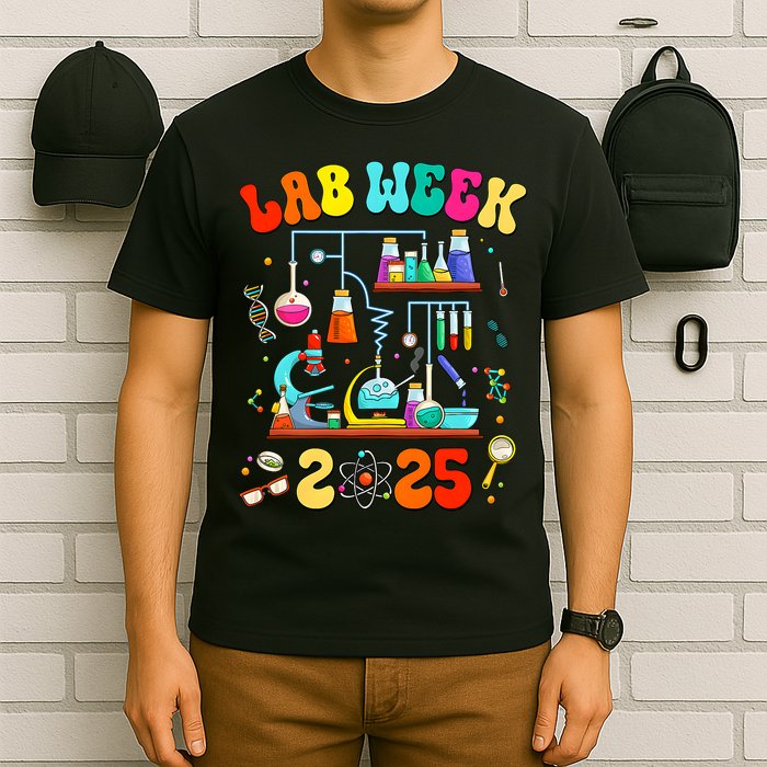 Med Lab Tech Lab Week 2025 Mystery Machine Of Diagnostics T-Shirt