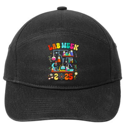 Med Lab Tech Lab Week 2025 Mystery Machine Of Diagnostics 7-Panel Snapback Hat