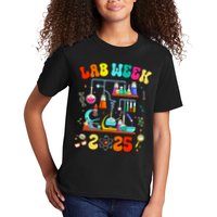 Med Lab Tech Lab Week 2025 Mystery Machine Of Diagnostics Kids T-Shirt