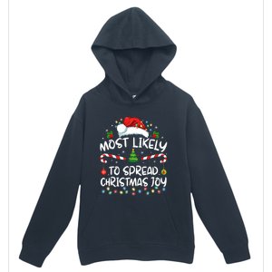 Most Likely To Spread Christmas Joy Family Matching Pajamas Urban Pullover Hoodie