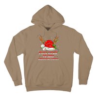 Most Likely To Sing Christmas Songs Santa Reindeer Matching Hoodie