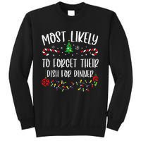 Most Likely To Forget Their Dish For Dinner Funny Christmas Family Matching Cu Sweatshirt