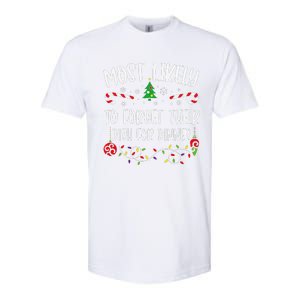 Most Likely To Forget Their Dish For Dinner Funny Christmas Family Matching Cu Softstyle CVC T-Shirt