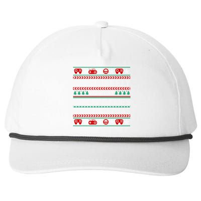 Most Likely To Play Video Games On Christmas Gaming Gamer Meaningful Gift Snapback Five-Panel Rope Hat