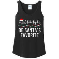 Most Likely To Christmas Matching Family Pajamas Funny Ladies Essential Tank