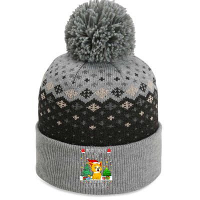 Most Likely To Be On The Nice List Funny Xmas Family Group The Baniff Cuffed Pom Beanie