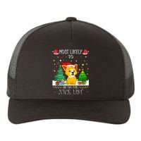 Most Likely To Be On The Nice List Funny Xmas Family Group Yupoong Adult 5-Panel Trucker Hat