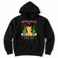 Most Likely To Be On The Nice List Funny Xmas Family Group Hoodie