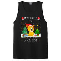 Most Likely To Be On The Nice List Funny Xmas Family Group PosiCharge Competitor Tank