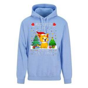 Most Likely To Be On The Nice List Funny Xmas Family Group Unisex Surf Hoodie