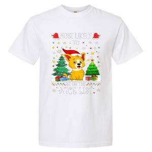 Most Likely To Be On The Nice List Funny Xmas Family Group Garment-Dyed Heavyweight T-Shirt