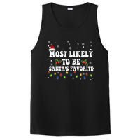 Most Likely To Christmas Be Santa's Favorite Matching Family PosiCharge Competitor Tank