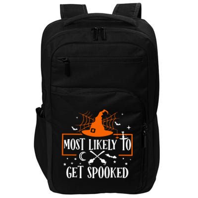 Most Likely To Get Spooked Halloween Impact Tech Backpack