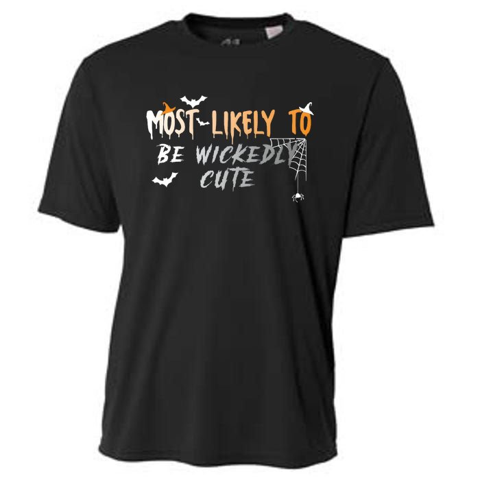 Most Likely To Wickedly Cute Halloween Cooling Performance Crew T-Shirt