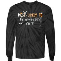 Most Likely To Wickedly Cute Halloween Tie-Dye Long Sleeve Shirt