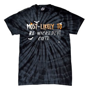 Most Likely To Wickedly Cute Halloween Tie-Dye T-Shirt