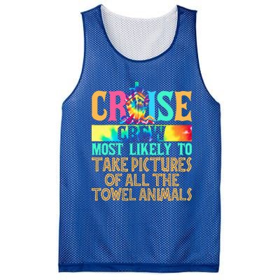 Most Likely To Take Pictures Of All The Towel Animals Cruise  Mesh Reversible Basketball Jersey Tank