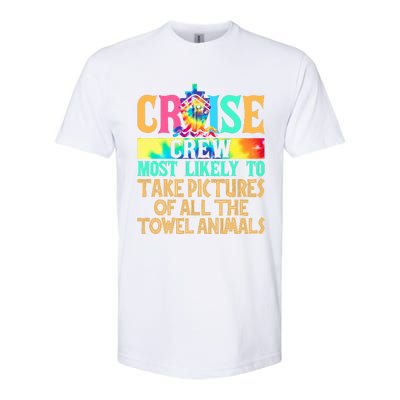 Most Likely To Take Pictures Of All The Towel Animals Cruise  Softstyle CVC T-Shirt