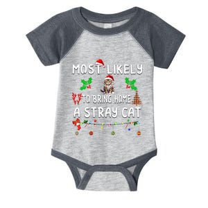 Most Likely To Bring Home Stray Cat Family Matching Infant Baby Jersey Bodysuit