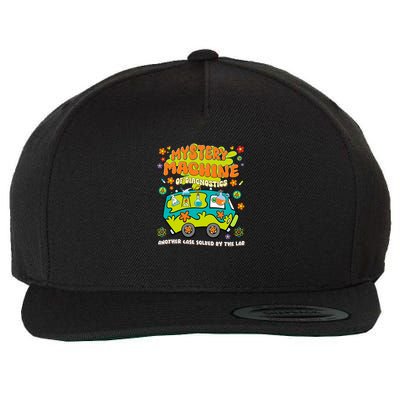 Med Lab Tech Lab Week 2025 Mystery Machine of Diagnostics Long Sleeve Wool Snapback Cap