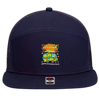 Med Lab Tech Lab Week 2025 Mystery Machine of Diagnostics Long Sleeve 7 Panel Mesh Trucker Snapback Hat