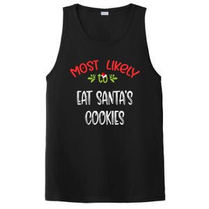 Most Likely To Christmas Eat Santa’s Cookies Family Group PosiCharge Competitor Tank